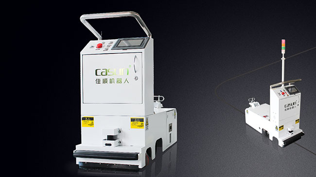 Ενιαίο AGV τρόπων υλικό καροτσάκι, αυτοματοποιημένα καθοδηγημένα ρομπότ για την ηλεκτρονική βιομηχανία