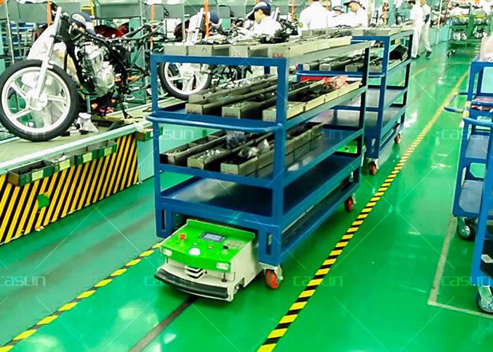 Single Way Tunnel Type AGV Automated Guided Vehicle Robot ±10mm Guiding Accuracy