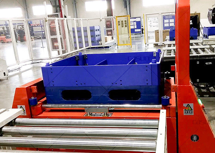 Material Handling AGV LGV Robot Roller Conveyor For Warehouse Pallets Transportation